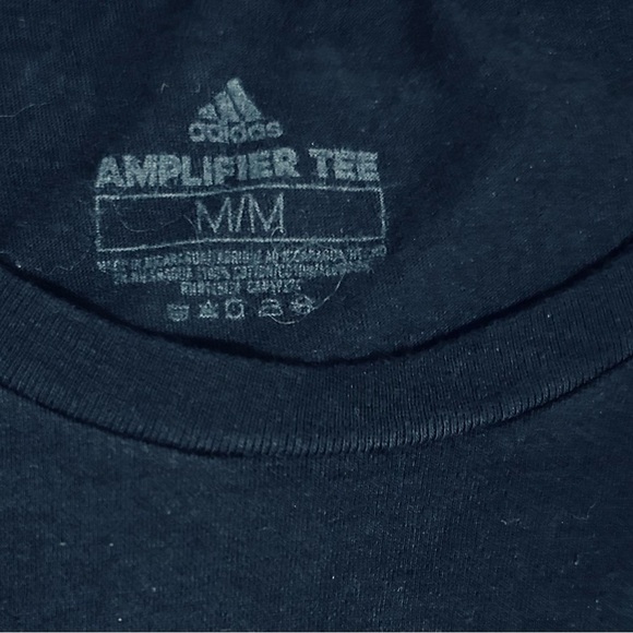 adidas Black Crew Neck Short Sleeve Tee - Picture 6 of 10